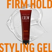 American Crew Mens Hair Styling Gel, Firm Hold, Non-Flaking, 8.4 fl oz