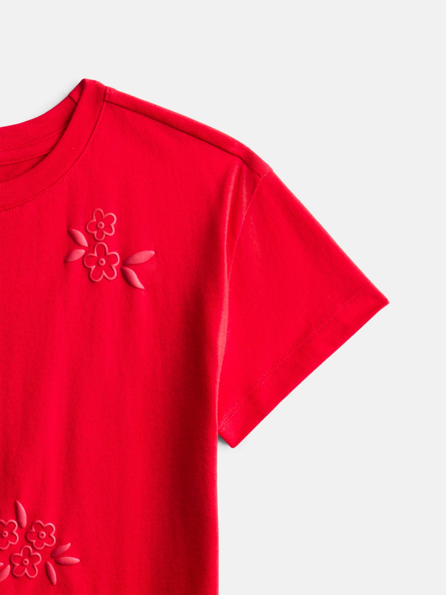 Wonder Nation Girls' Graphic Print Tee with Short Sleeves, Sizes 4-18 & Plus