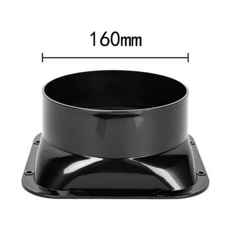 

100-300mm ABS Flange Duct Fan Hose Connector Air Ventilation Adapter For Kitchen Hood Ventilator Pipe Connecting Exhaust Outlet
