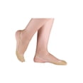 thumbnail image 3 of Medias medias para mujer, calcetines invisibles con cordón trasero sin talón, 10 pares Beige M, 3 of 6