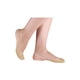 thumbnail image 3 of Medias medias para mujer, calcetines invisibles con cordón trasero sin talón, 10 pares Beige M, 3 of 6