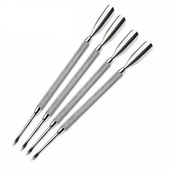 50 Pieces Spoon Shaped Cuticle Pusher Remover Nail Art Tool Whole Sale Lot