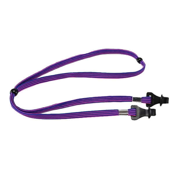 Correa de gafas premium, retenedores ajustables para gafas, cordón para gafas unisex Púrpura
