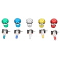 thumbnail image 3 of 5X 32mm Arcade LED Lights Push Button, 12V LED Illuminated Push Button Switch, DIY Arcade Machine Push Buttons And Light Switch For Arcade Machine Video Games Console, 3 of 8