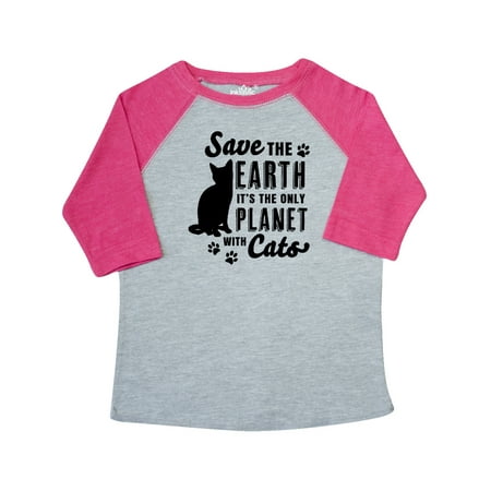 

Inktastic Save the Earth It s the Only Planet with Cats with Pawprints Gift Toddler Boy or Toddler Girl T-Shirt