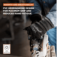 thumbnail image 4 of RefrigiWear Herringbone Grip Glove - Durable Non-Slip Work Gloves for Cold Conditions, Pack of 12 Pairs, 4 of 6