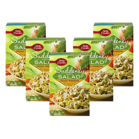 (5 Pack) Suddenly Salad Creamy Parmesan Pasta Salad Dry Meals 6.2 (Best Rated Pasta Salad)