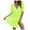 Green, variant on BOBOGOJP Women Swimsuit Swim Cover Up 2026 Summer Bathing Suit Swimwear Sheer Beach Vacation Outfits White for Size One Size