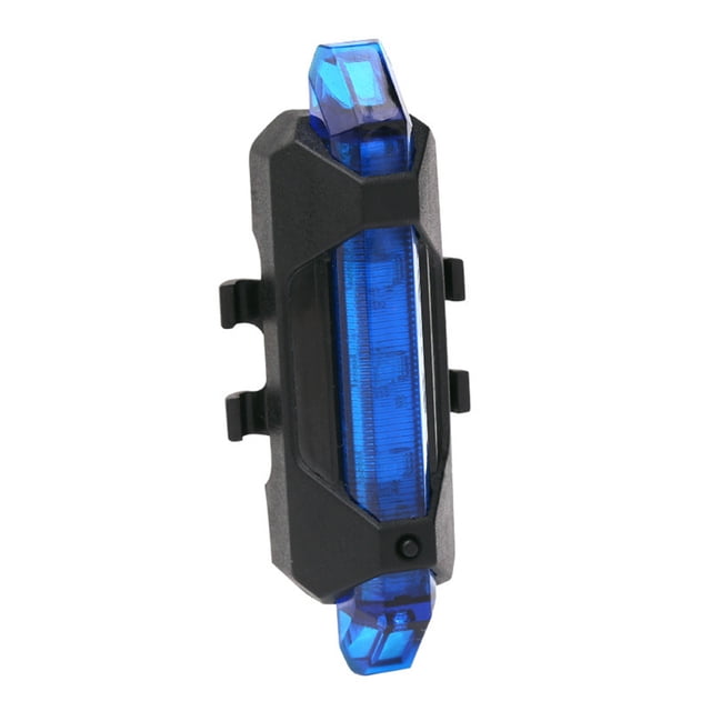 Bike Tail Light Multi Lighting Modes Plastic Sturdy Rear Lamps Safety Outdoor Waterproof Cycling Warning Lights Household Riding Blue