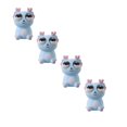 thumbnail image 1 of HNMKIU Decompression Toy Staring Eyes Panda Decompression Pinch Bear Doll Children Vent Funny Tricks *4PCS, Blue, 1 of 4