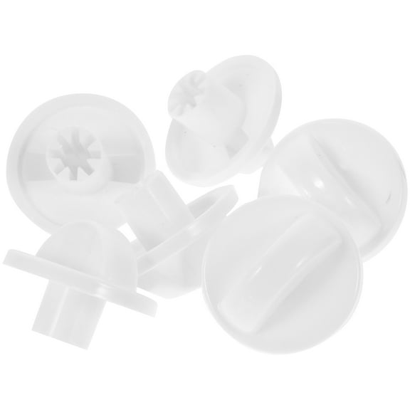 6 Pcs Oven Fan Control Range Knobs Fan Knobs Replacement White Fan Control Knob Fan Control Rotary Knobs