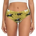 thumbnail image 1 of Fotbe Horsemen In Horseraces Calzones Estampados para Mujer – Ropa Interior de Algodón, Cómoda, Suave y Elástica-X-Small, 1 of 6