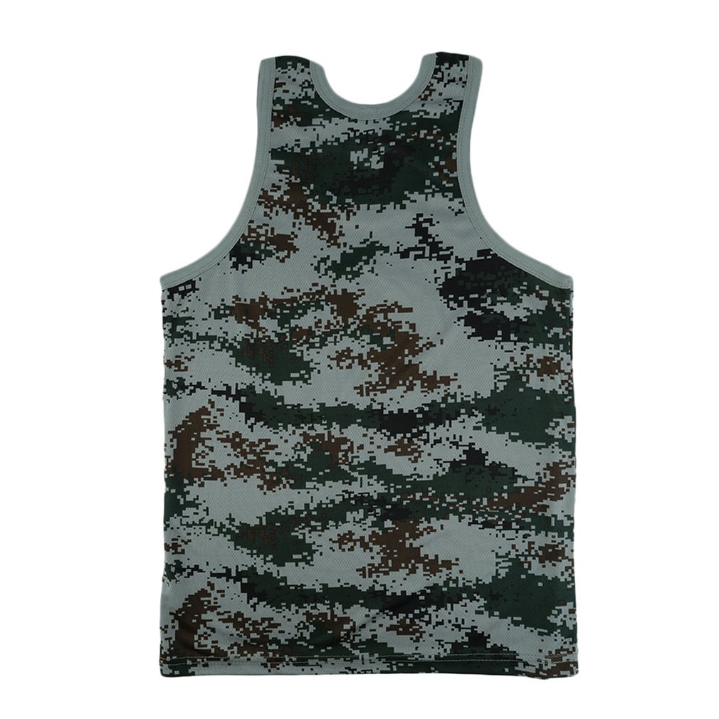 Hommes Mode Militaire Style Hommes Gilet Camouflage Debardeur Extensible Sauvage Serre Gym Sport Maigre Culturisme Casual Wear M Walmart