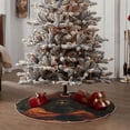 thumbnail image 5 of Daiia Jungle Meditating Panda Drawing Merry Christmas Tree Skirt , Xmas Large Lace-up Tree Skirt, Santa Snowflakes Rustic Home Decorations New Year Party Farmhouse Decor-30", 5 of 7