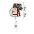 thumbnail image 3 of EGNMCR Home Decor, Room Decor, Wall Decor Automatic Retractable Badge Clip P lastic badge clip, 3 of 6