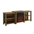 thumbnail image 3 of Manor Park Tiered Fireplace TV Stand For TVs up to 80", Reclaimed Barnwood, 3 of 8