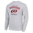 thumbnail image 2 of Men's Starter  Heather Gray Carolina Hurricanes Team Logo Fleece Pullover Sweatshirt, 2 of 3