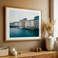 thumbnail image 6 of The Nyhavn Canal - Copenhagen Denmark Photography Harbor Boat Architecture City Travel Poster Scenic Unframed Wall Art Print 24 x 36 inches, 6 of 9