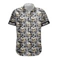 thumbnail image 3 of Camisa de playa con estampado 3D de perro y animal divertido, lindas camisetas con gráficos de mascotas para hombres, ropa, camisas hawaianas casuales, blusas de manga corta para niños, 3 of 5