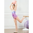 thumbnail image 3 of Aideaone Leotards for Girls Gymnastics Sparkly Kids Dance Unitard Biketards with Shorts 4-11Years, 3 of 7
