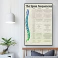 thumbnail image 4 of The Spine Frequencies Poster Science Education Canvas Wall Art Aesthetic Decorative Painting Living Room, 4 of 7