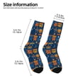 thumbnail image 2 of Honeii Funny Steam Train Print Children's Colorful Socks,Unisex Kids and Toddlers' Cushioned Sock,Kids Athletic Crew Socks,for Everyday Wear and Sports, 2 of 5