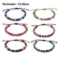 thumbnail image 2 of Woven Hippie Bracelets for Teen Girls, Adjustable Girl Braided String Friendship Bracelet for Women, Boho Braid Rope Surfer Jewelry for Men,, 2 of 5