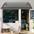 thumbnail image 3 of 40" DIY Window Door Awning Outdoor Sun Shield House Canopy Patio UV Rain Cover for Porches, Windows, 3 of 17