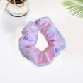 thumbnail image 3 of Eoperou Women Hair Ring High Elasticity Shiny Heart Print Color Matching Mesh Double Layers Anti-slip Stretch Girls Scrunchy Ponytail Holder Hair Rubber Band Hair Rope Hair Accessories, 3 of 8