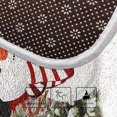 thumbnail image 3 of Merry Christmas Kitchen Mats Set of 2 Red Kitchen Rugs Set Snow Man Xmas Tree Kitchen Mats for Floor Cushioned Anti-Fatigue Kitchen Mat Kitchen Decor Floor Mats for Home Kitchen, 3 of 6