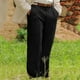 thumbnail image 1 of Pantalones casuales holgados de pierna recta para hombre, de longitud completa, con bolsillo frontal plisado doble., 1 of 5