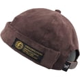 thumbnail image 3 of Gorra de pana retro para motorista para hombre y gorra de hip-hop de tendencia para otoño y para mantener el calor, 3 of 7