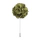 thumbnail image 1 of Pin de boutonniere de flor Uxcell para hombres, flor de camelia para traje de boda y fiesta verde, 1 of 6