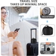 thumbnail image 7 of 3-in-1 Memory Foam Travel Neck Pillow – Adjustable, Machine Washable & Portable for Airplane, Car, Office – Converts to Scarf & Eye Mask – Ultimate Neck Support for Long Flights, 7 of 7