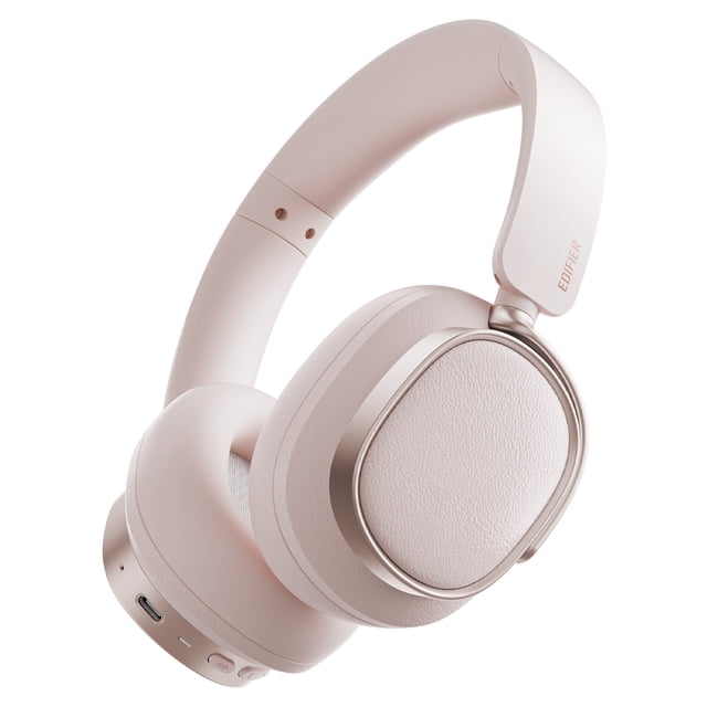 Edifier Écouteurs Antibruit Bluetooth Actifs, 92 H d'Autonomie, Audio Haute Résolution Certifié, Recharge Rapide - Rose