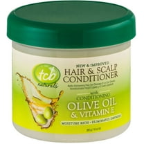TCB Naturals Hair & Scalp Conditioner With Olive Oil & Vitamin E 10 oz (Pack of 4)