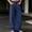 Dark Blue, variant on Frnrwgo Mens Women Jeans Loose Straight Wide Leg Drawstring Elastic Waist Casual Daily Denim Pants