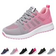thumbnail image 2 of NOKIO Women's Soft Sole Running Shose With Breathable Mesh Lightweight Walking Sneakers Fashion Casual Knit Tennis Shoes Comfortable Non-S𝗅ip Athlet𝗂c Shoes for Daily Fitness Workout Training, 2 of 6