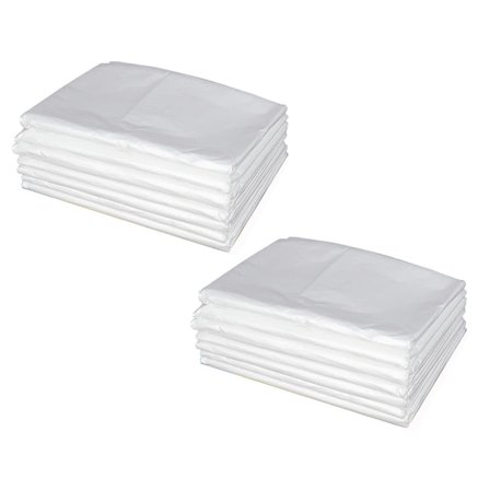 GAXIRE 100-Pack Clear PE Disposable Cage Film Pads for Small Pets, Hamsters, Guinea Pigs, and Other Animal Care Needs