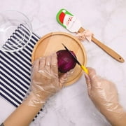 1000Pcs Disposable Transparent Barbecue Gloves Work for Food Service Gloves,Cooking, Cleaning, Hair Coloring, Painting, BBQ, Food Handling