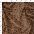thumbnail image 3 of Soimoi Pure Silk Brown Fabric By the Yard - 42 Inch Wide -Animal Skin Fabric - Fierce and Exotic Textile for Fashion and Home Printed Fabric, 3 of 6