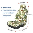 thumbnail image 3 of Yiaed Jungle Animals Print Car Seat Covers,Universal Auto Seats Protector Fits for Car,SUV Sedan,Truck,Automotive Seat Covers & Accessories, 3 of 5