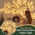 thumbnail image 6 of Warm White LED Branch Light Decorative Night Light, 144 Bulb USB Powered Remote Wall Lamp, Cozy Bedroom Ambiance Aesthetic Indoor Room Decor, 6 of 7