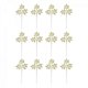 thumbnail image 3 of 2023 New,Xmas Tree Glitter Leaves Party 12pcs Lifelike Delicate And Elegant 29*5*1 Cm Plastic DIY Decoration, 3 of 5