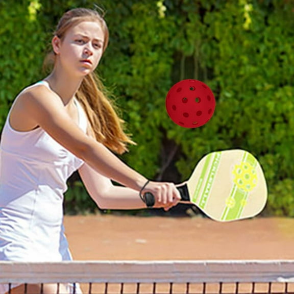 Pickleball Balls under $5! CQCYD Pickleball 74mm 40 Holes Outdoor Sports Ball, Professional PE Plastic Pickle Ball, Tournament Approved Weifu Hole Ball for Training and Competition