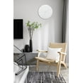 thumbnail image 4 of Glow In The Dark Wall Clock Silent Quartz White Living Room Bedroom Luminous, 4 of 12