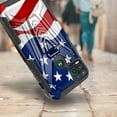 thumbnail image 2 of DALUX V Hybrid Kickstand Holster Phone Case Compatible with Motorola Moto G Stylus 5G (2021) - New Waving Half US Flag, 2 of 2