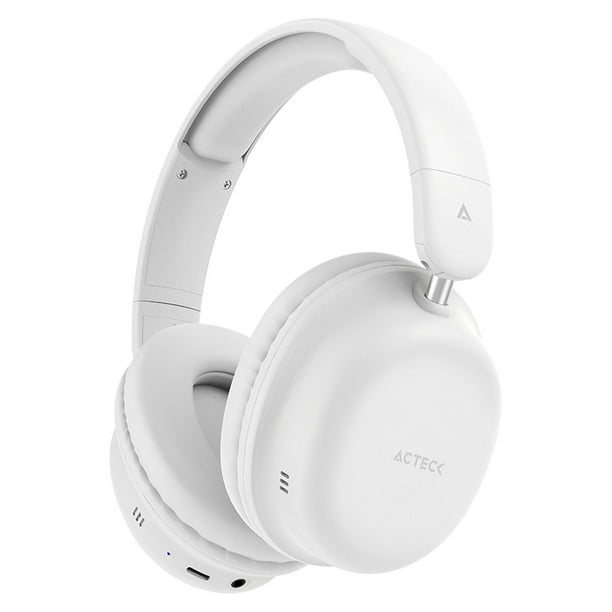 Audifonos Diadema Inalambrica ACTECK HONOUR 2 PLUS HP626 Microfono Integrado 3.5 mm Blanco AC-940955
