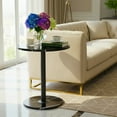 thumbnail image 6 of PinkSheep Small Round Side Table End Table Accent Table Drink Table for Living Room Bedroom Small Spaces, Black, 6 of 7