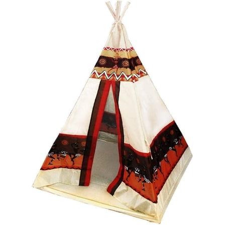 Teepee Tent Play Tents Portable Indoor Outdoor - Indian Playhouse for -